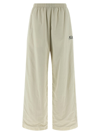 Balenciaga Beige Polyamide Joggers (Workout Pants)