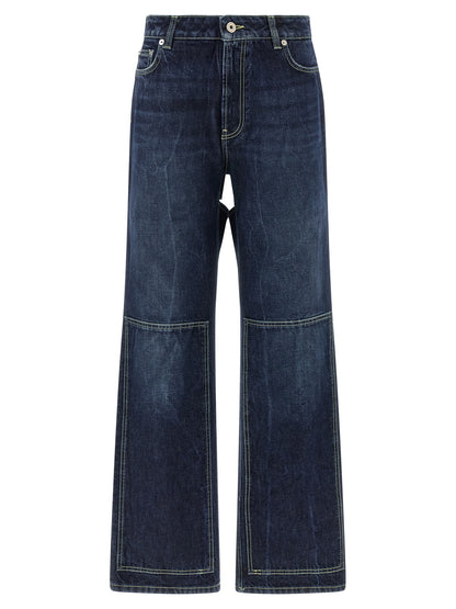 Jean Paul Gaultier Blue Cotton Jeans Denim