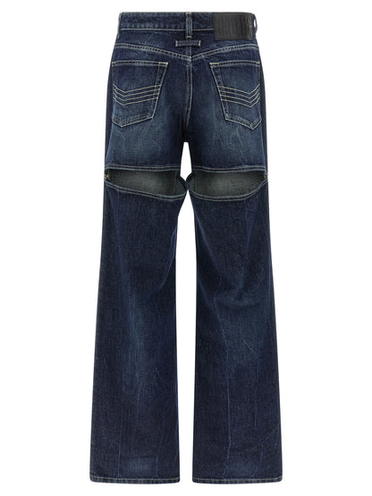 Jean Paul Gaultier Blue Cotton Jeans Denim