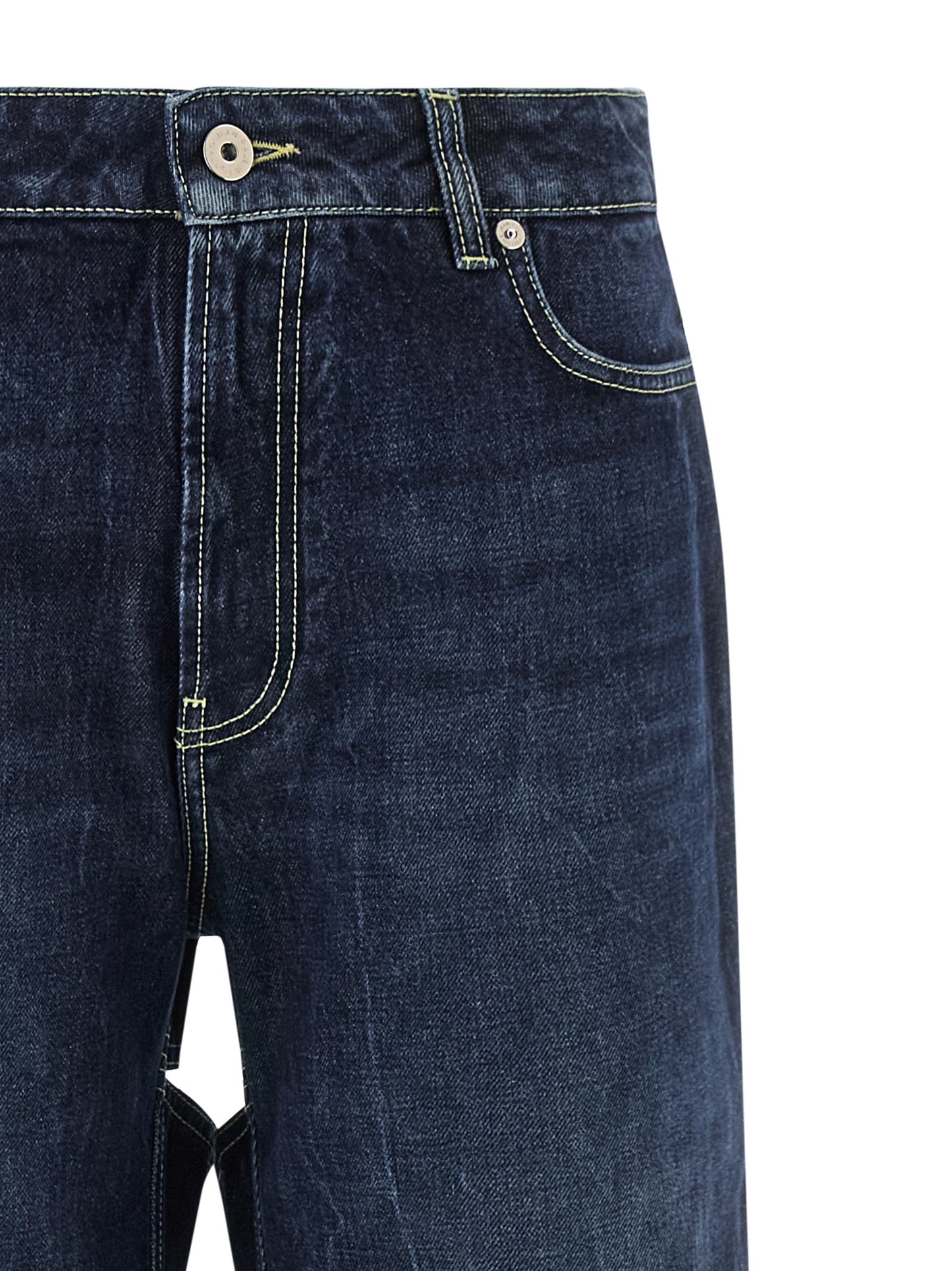 Jean Paul Gaultier Blue Cotton Jeans Denim