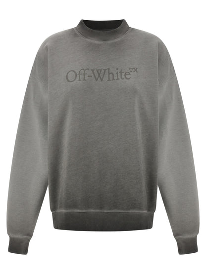 Off-White Gray Cotton Sweatshirt