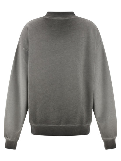 Off-White Gray Cotton Sweatshirt