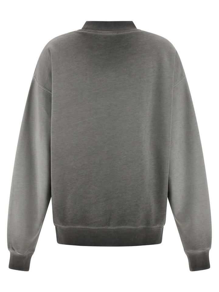 Off-White Gray Cotton Sweatshirt
