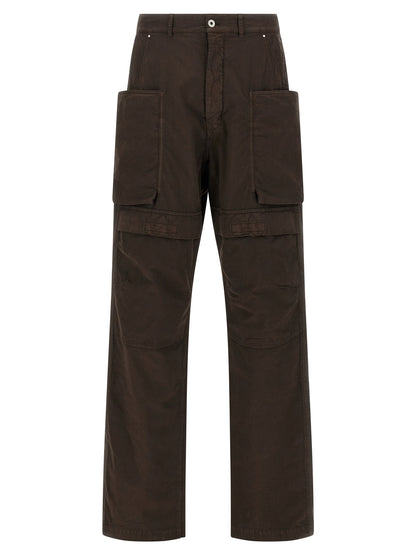 DRKSHDW Brown Cotton Cargo Pants