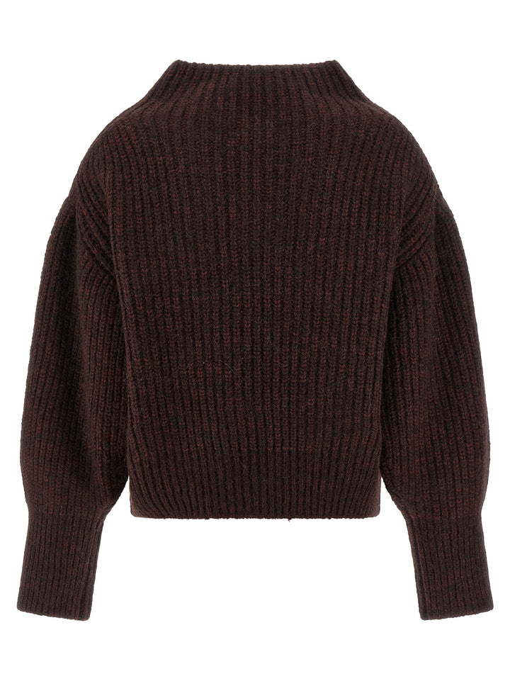 Dries Van Noten Bordeaux Wool Cardigan