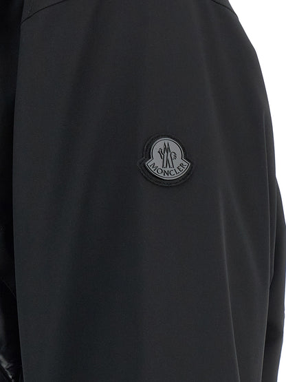 MONCLER GENIUS Black Polyamide Full-Length Jacket