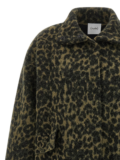 NUDE Bicolor Wool Coat