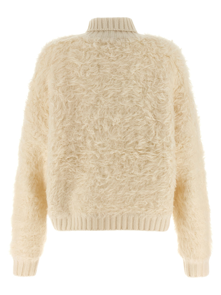 GOLDBERGH White Wool Cardigan