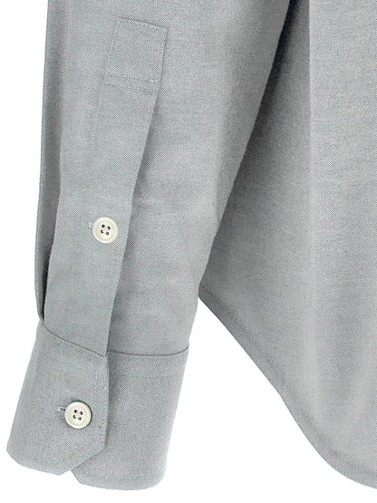 Thom Browne Gray Cotton Blouse