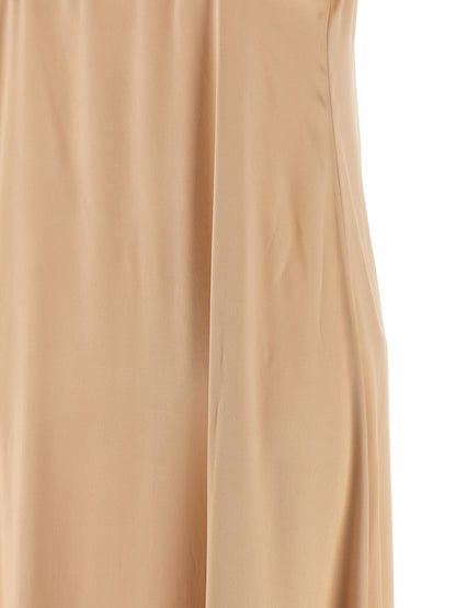 Ferragamo Beige Viscose Long Dress