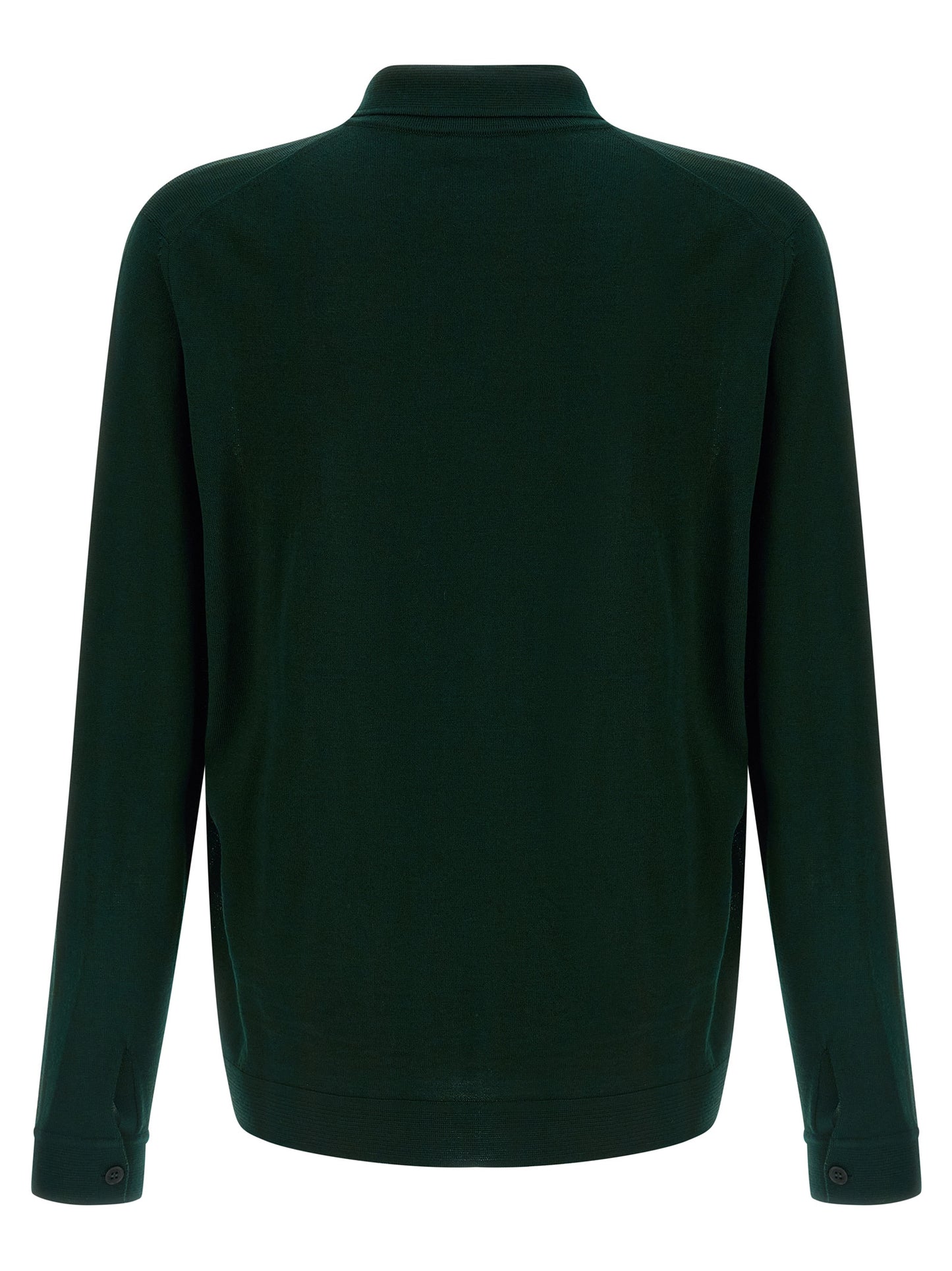 Roberto Collina Bicolor Merino Wool Cardigan
