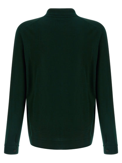 Roberto Collina Bicolor Merino Wool Cardigan