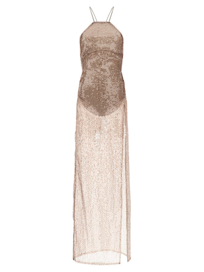 The Andamane Multicolor Polyester Long Dress
