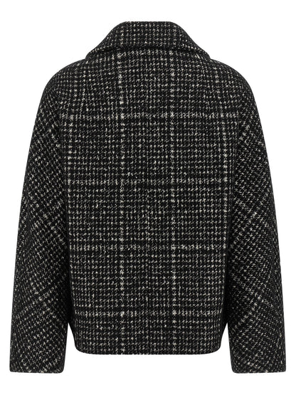 Dolce & Gabbana Bicolor Cotton Coat