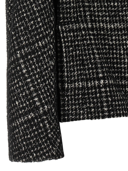 Dolce & Gabbana Bicolor Cotton Coat