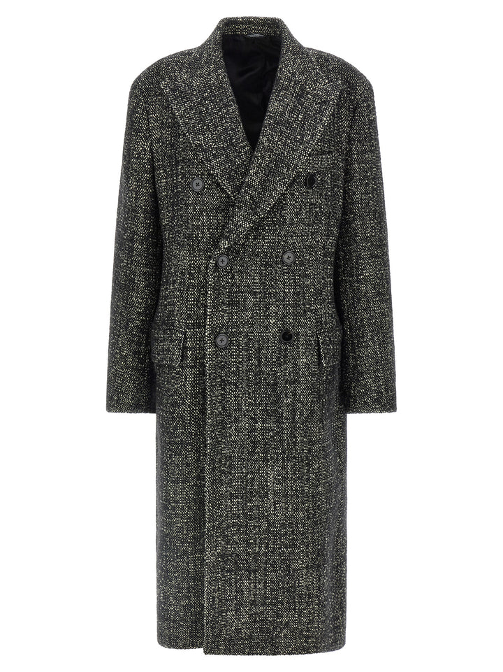 Dolce & Gabbana Bicolor Polyamide Coat