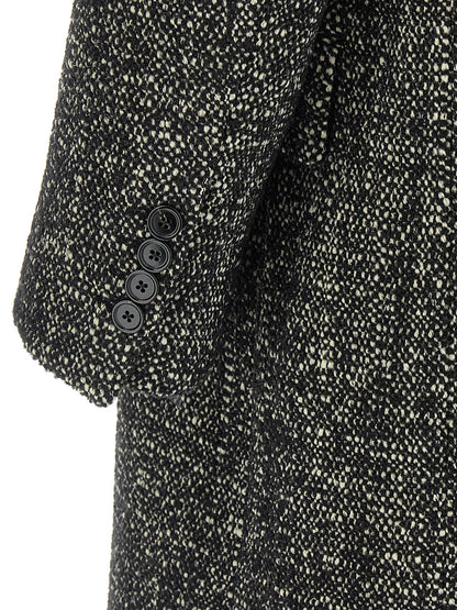 Dolce & Gabbana Bicolor Polyamide Coat