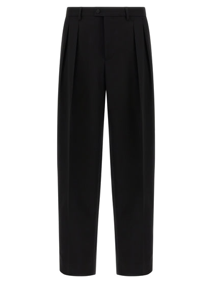 Dolce & Gabbana Black Virgin Wool Dress Pants