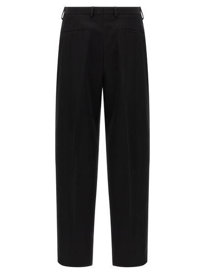 Dolce & Gabbana Black Virgin Wool Dress Pants