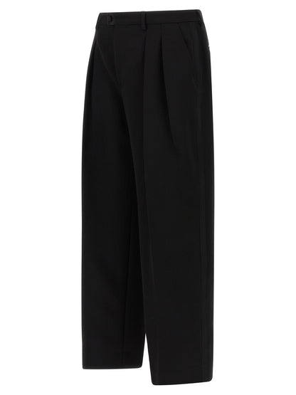 Dolce & Gabbana Black Virgin Wool Dress Pants