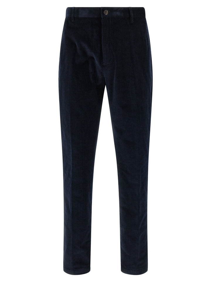 Department 5 Blue Cotton Casual Pants