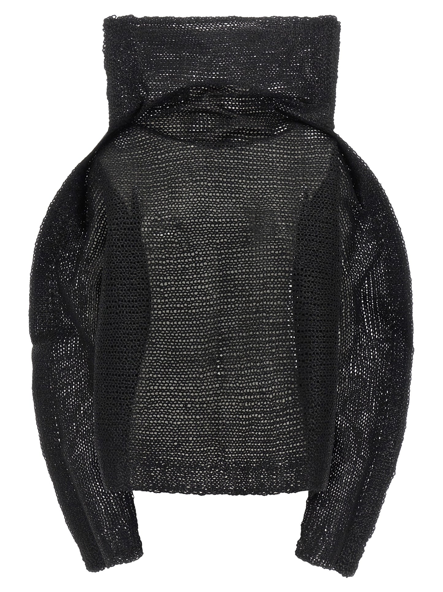 Issey Miyake Black Wool Sweatshirt