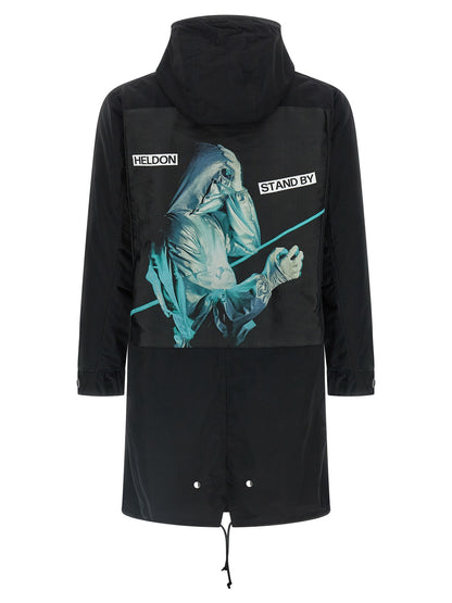 Undercover Black Cotton Parka