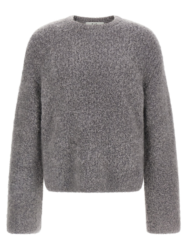 SÉFR Gray Fabric Cardigan