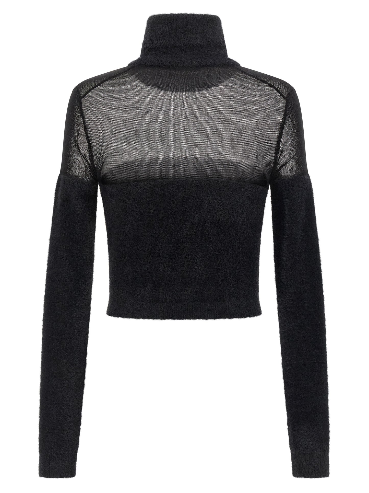 Elisabetta Franchi Black Polyamide Cardigan