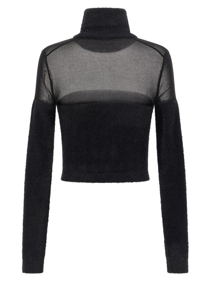Elisabetta Franchi Black Polyamide Cardigan