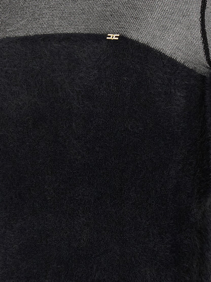 Elisabetta Franchi Black Polyamide Cardigan