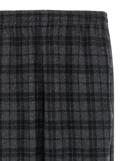 WILLY CHAVARRIA Gray Wool Casual Pants