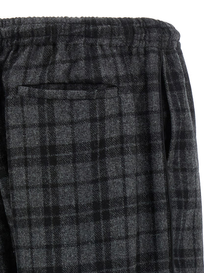 WILLY CHAVARRIA Gray Wool Casual Pants