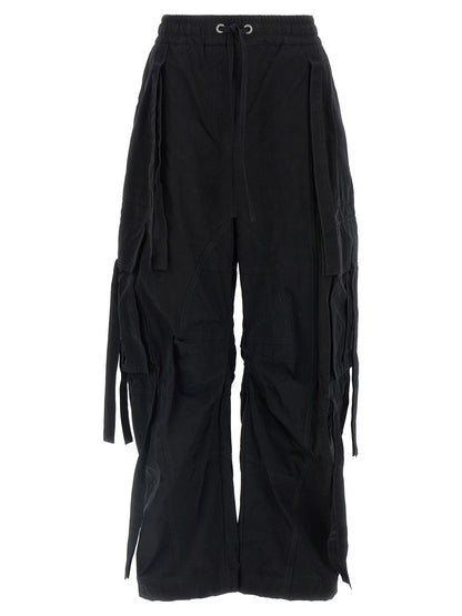 Dolce & Gabbana Black Cotton Cargo Pants