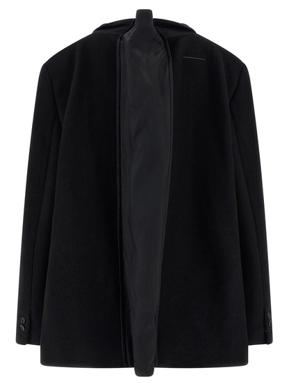 MM6 Maison Margiela Black Virgin Wool Blazer
