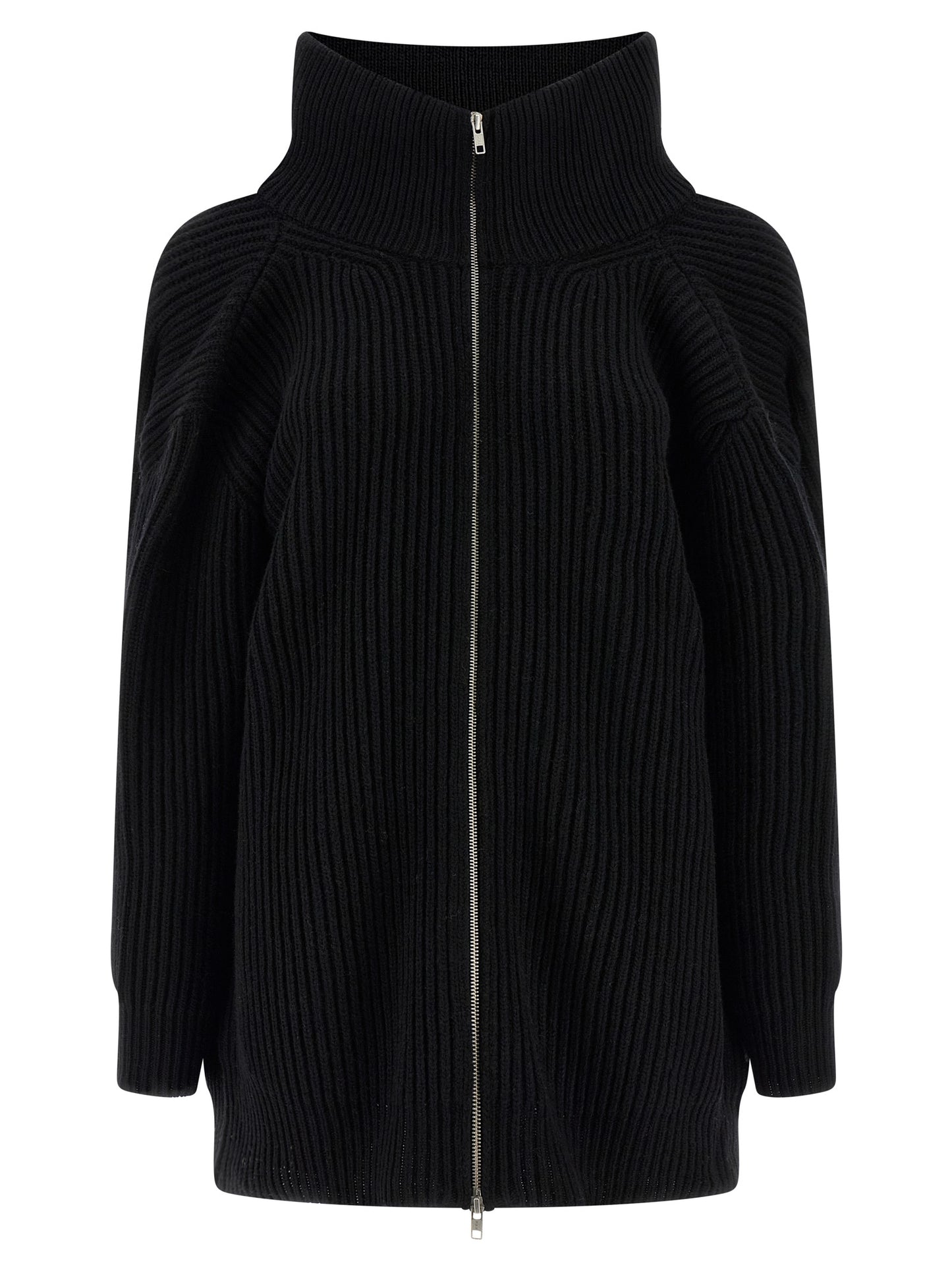 MM6 Maison Margiela Black Wool Short Dress