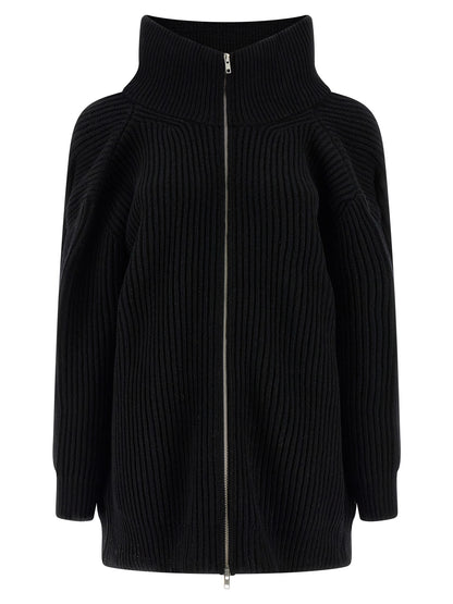 MM6 Maison Margiela Black Wool Short Dress