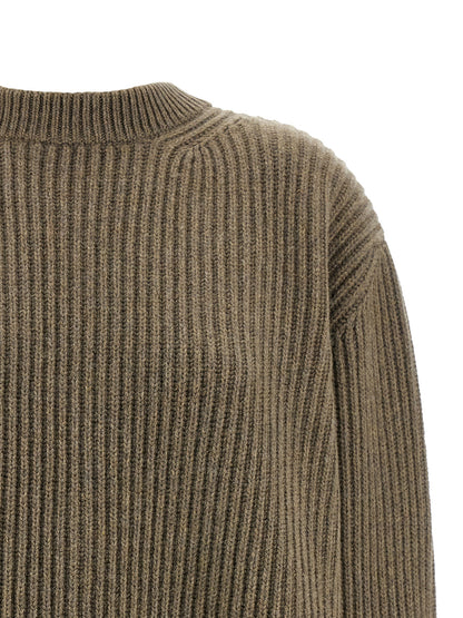 MM6 Maison Margiela Beige Virgin Wool Short Dress