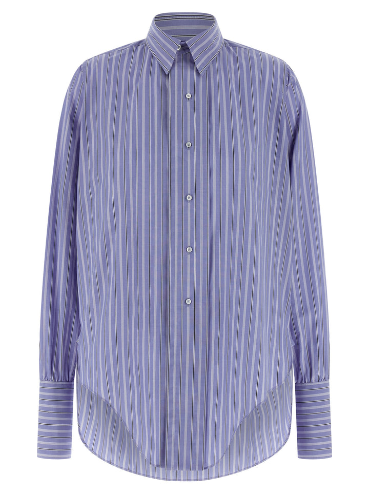 Maison Margiela Blue Cotton Blouse