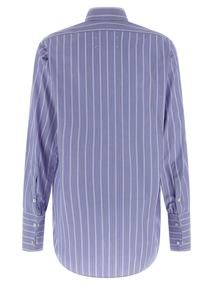 Maison Margiela Blue Cotton Blouse