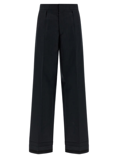Maison Margiela Black Wool Dress Pants