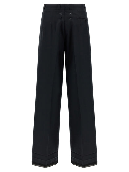 Maison Margiela Black Wool Dress Pants