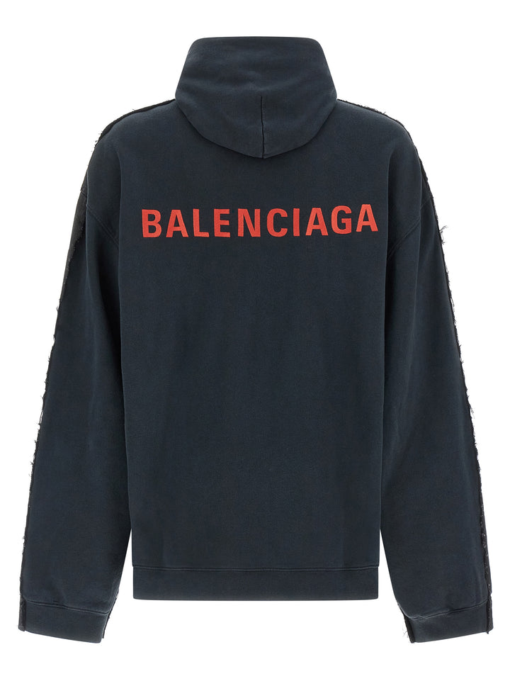 Balenciaga Black Cotton Denim Jacket