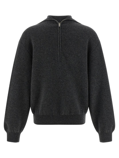Balenciaga Gray Wool Cardigan