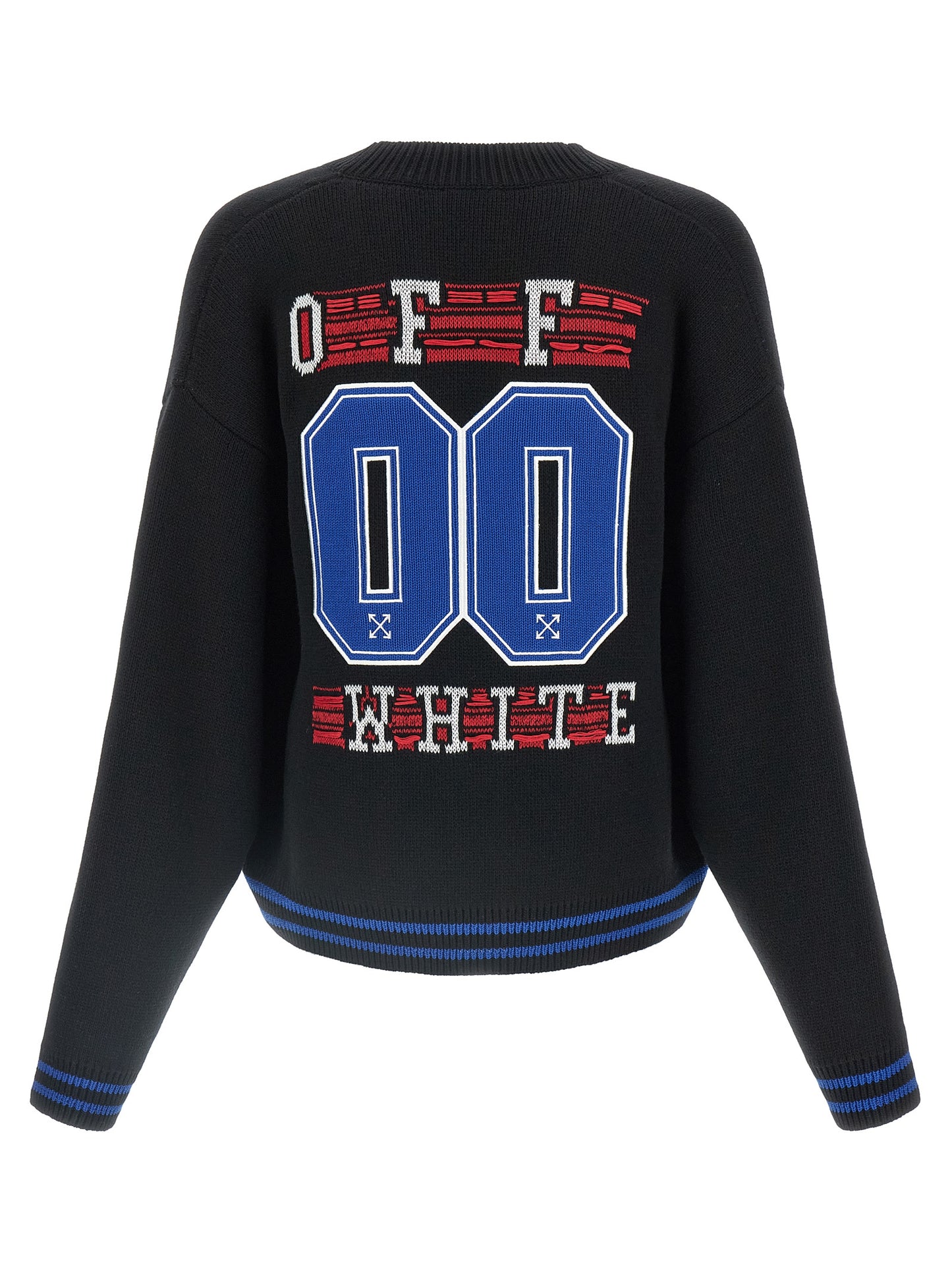 Off-White Black Cotton Cardigan