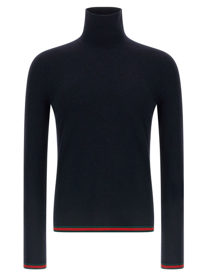 Gucci Blue Cashmere Cardigan