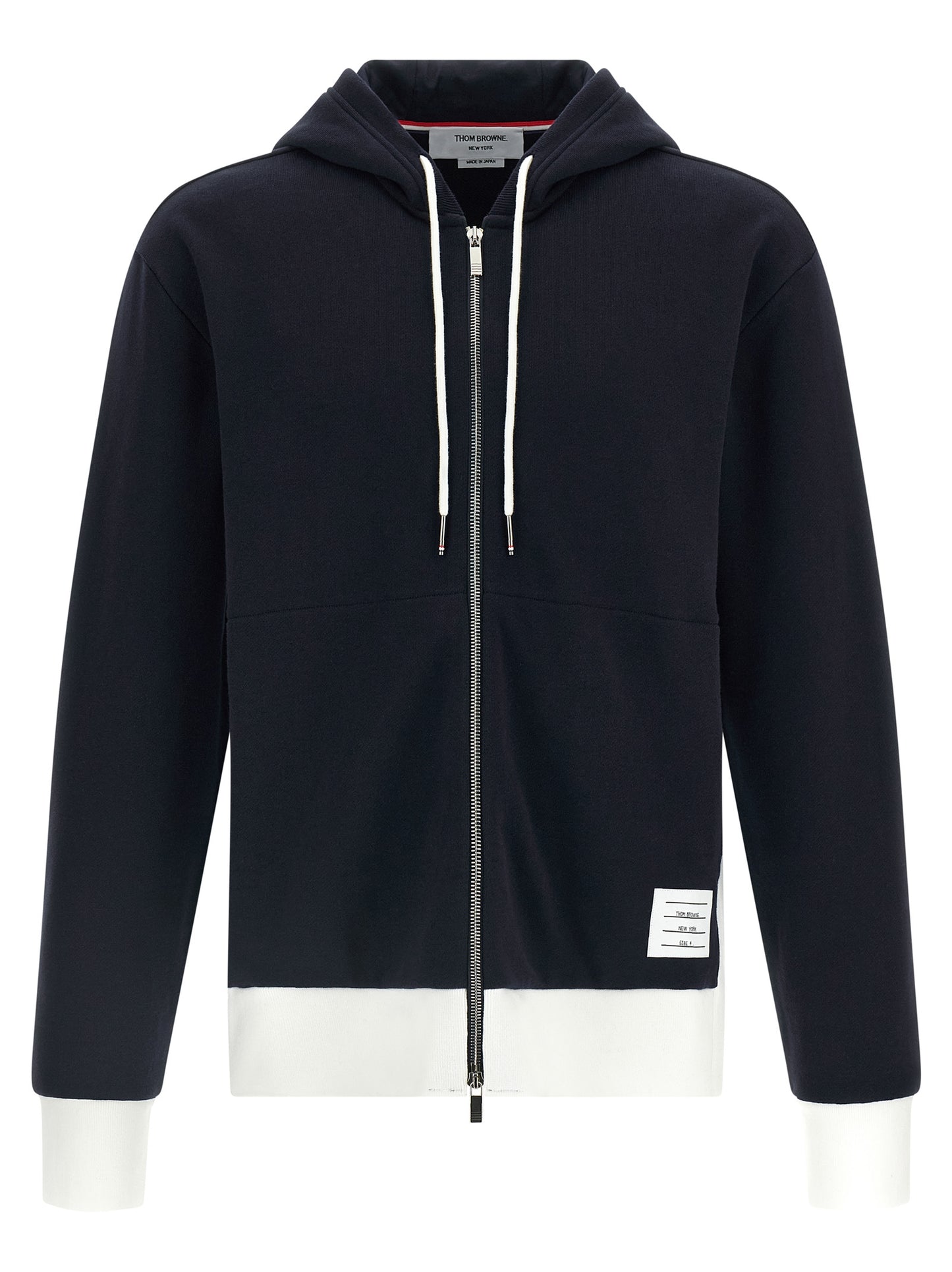 Thom Browne Blue Cotton Sweatshirt