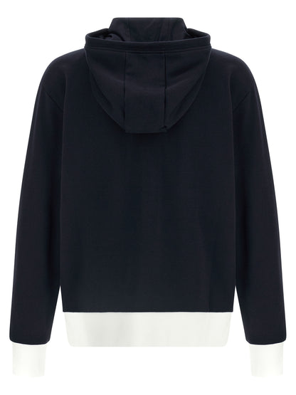 Thom Browne Blue Cotton Sweatshirt