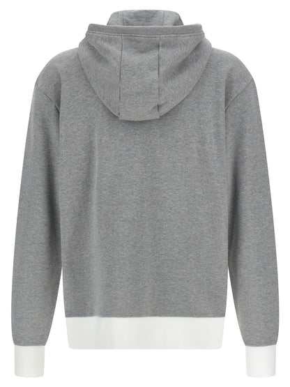 Thom Browne Gray Cotton Sweatshirt