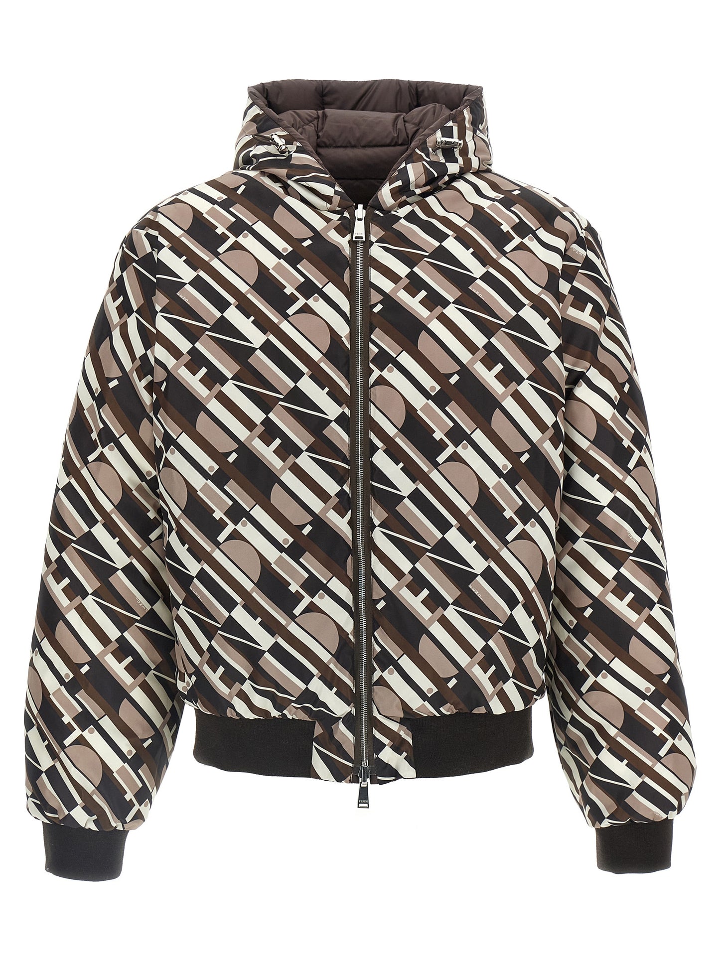 Fendi Multicolor Polyester Shell Jacket